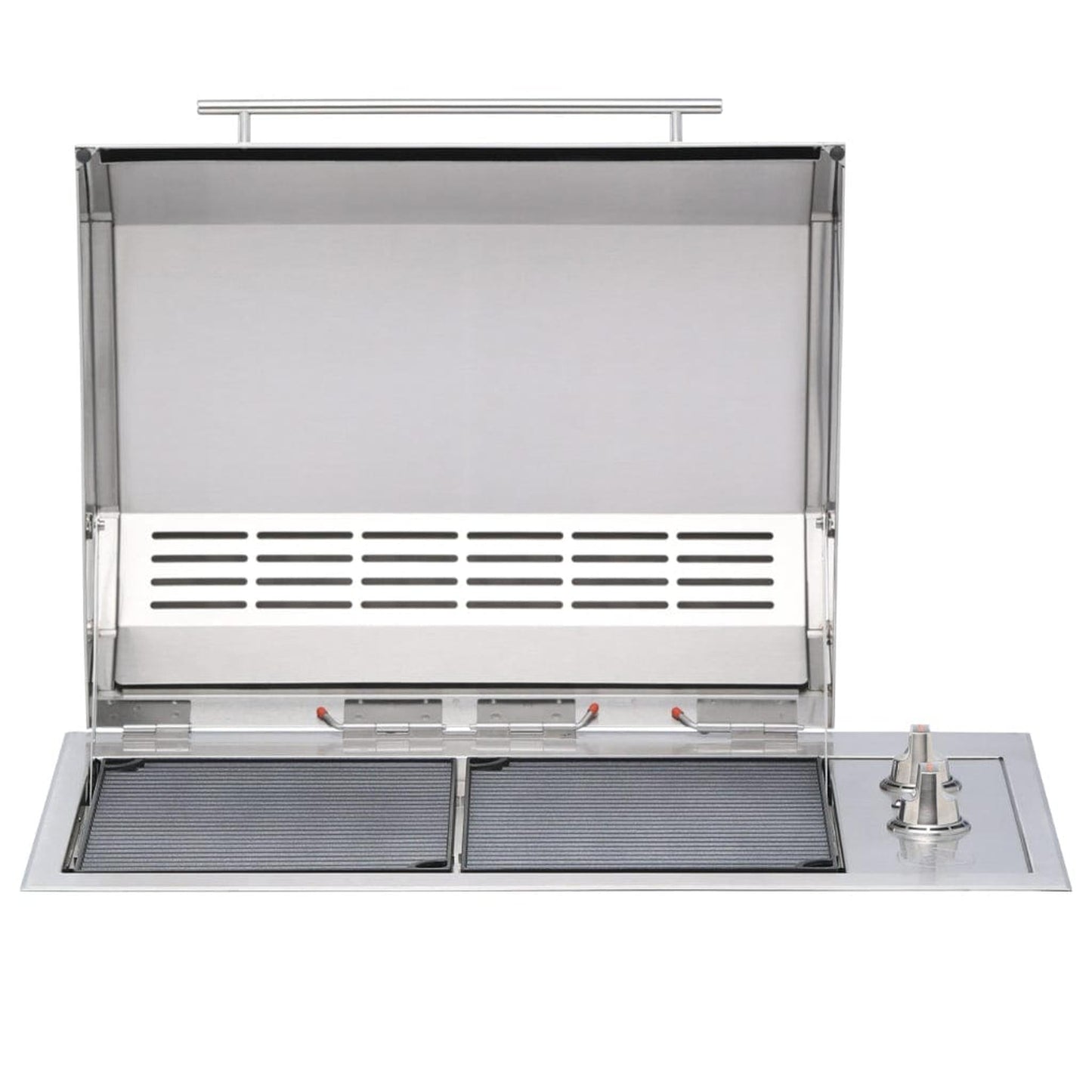 Kenyon Texan 30" 2-Burner Single-Lid Built-In 208V Electric Grill With Knob Control And Mounting Holes