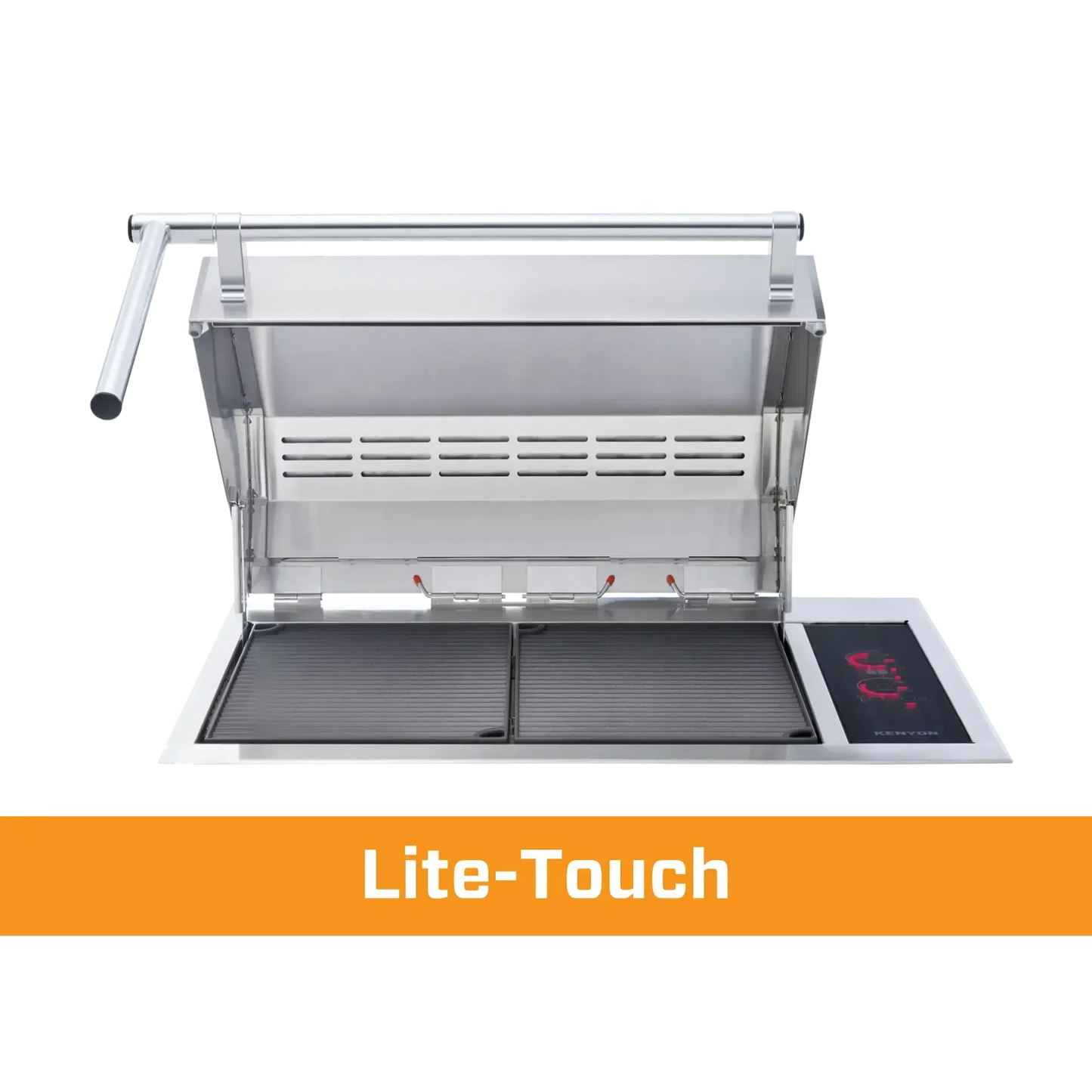 Kenyon Texan 30" 2-Burner Single-Lid Built-In 208V Electric Grill With Touch Control And ADA Handle
