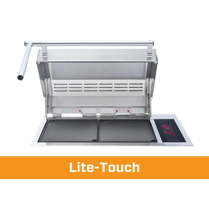 Kenyon Texan 30" 2-Burner Single-Lid Built-In 240V Electric Grill With Touch Control And ADA Handle