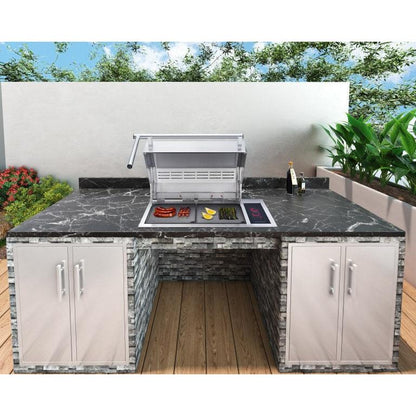 Kenyon Texan 30" 2-Burner Single-Lid Built-In 208V Electric Grill With Touch Control And ADA Handle