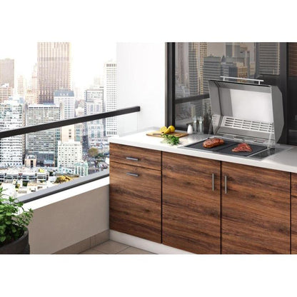 Kenyon Texan 30" 2-Burner Single-Lid Built-In 240V Electric Grill With Touch Control