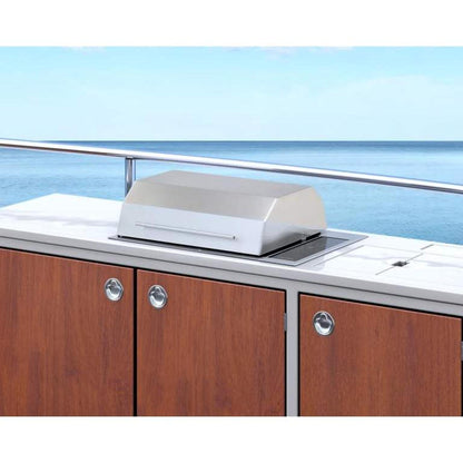 Kenyon Texan 30" 2-Burner Single-Lid Built-In 240V Electric Grill With Touch Control