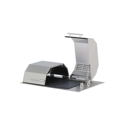 Kenyon Texan 30" 2-Burner Split-Lid Built-In 240V Electric Grill With Knob Control And Mounting Holes