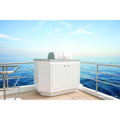 Kenyon Texan 30" 2-Burner Split-Lid Built-In 208V Electric Grill With Touch Control And Mounting Holes