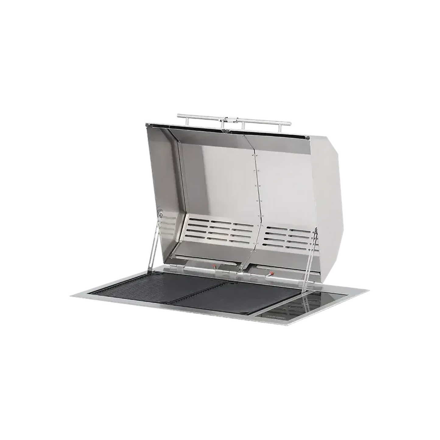 Kenyon Texan 30" 2-Burner Split-Lid Built-In 208V Electric Grill With Touch Control
