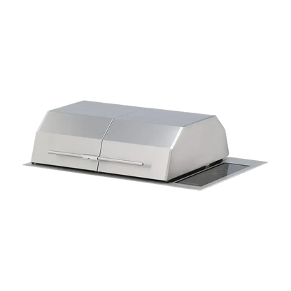 Kenyon Texan 30" 2-Burner Split-Lid Built-In 240V Electric Grill With Touch Control