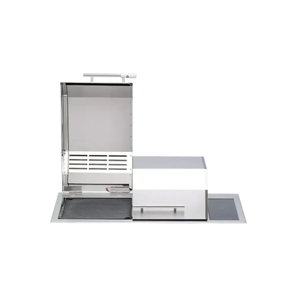Kenyon Texan 30" 2-Burner Split-Lid Built-In 208V Electric Grill With Touch Control