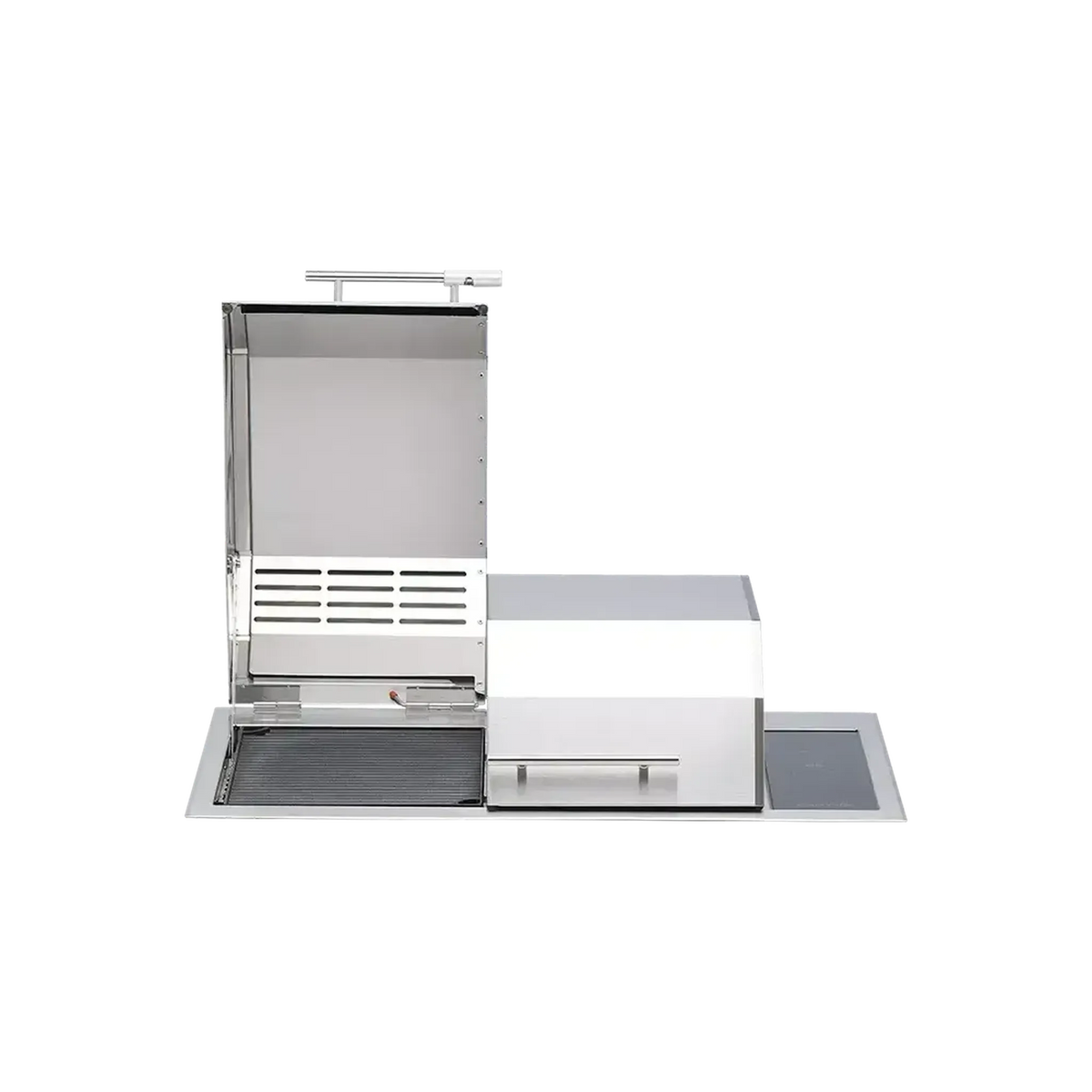 Kenyon Texan 30" 2-Burner Split-Lid Built-In 240V Electric Grill With Touch Control