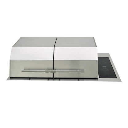 Kenyon Texan 30" 2-Burner Split-Lid Built-In 208V Electric Grill With Touch Control And Mounting Holes
