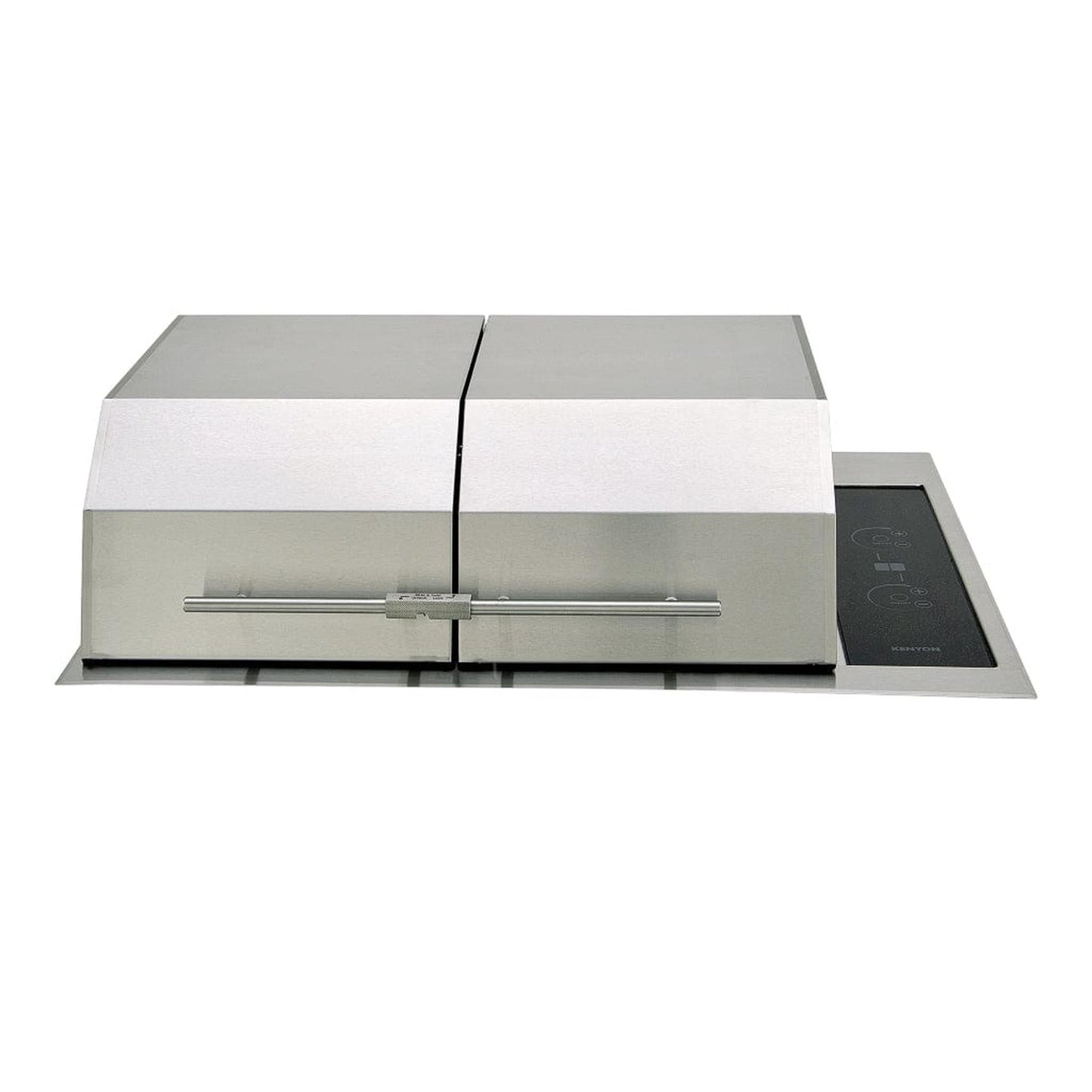 Kenyon Texan 30" 2-Burner Split-Lid Built-In 240V Electric Grill With Touch Control