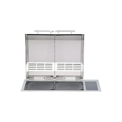 Kenyon Texan 30" 2-Burner Split-Lid Built-In 208V Electric Grill With Touch Control And Mounting Holes