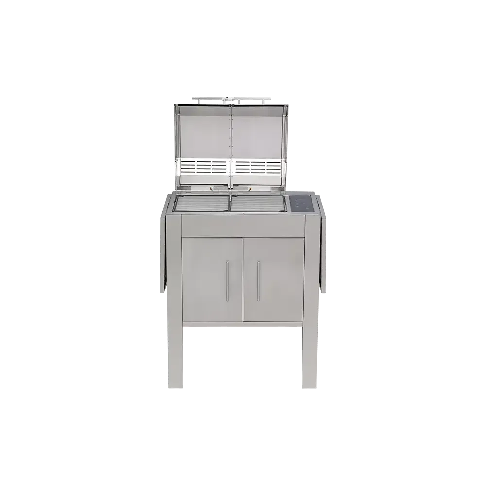 Kenyon Texan 60" 2-Burner Freestanding Split-Lid 240V Electric Grill With IntelliKEN Touch Control