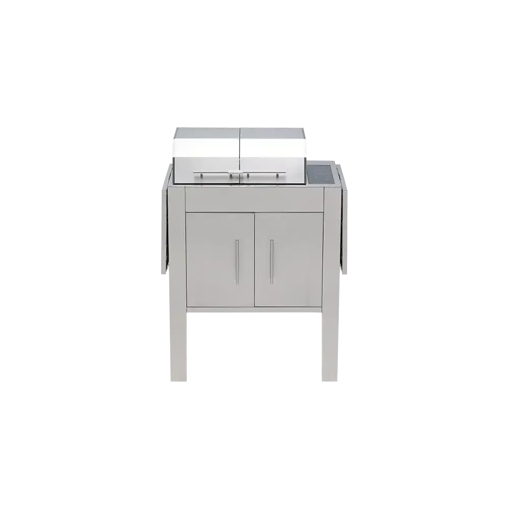 Kenyon Texan 60" 2-Burner Freestanding Split-Lid 240V Electric Grill With IntelliKEN Touch Control