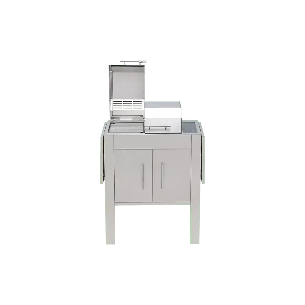 Kenyon Texan 60" 2-Burner Freestanding Split-Lid 240V Electric Grill With IntelliKEN Touch Control