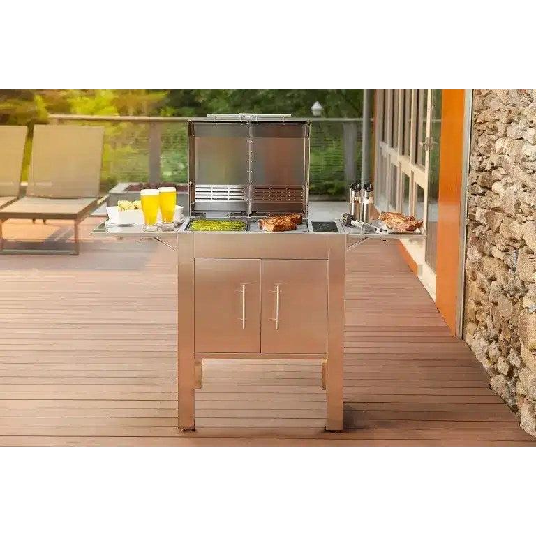 Kenyon Texan 60" 2-Burner Freestanding Split-Lid 240V Electric Grill With IntelliKEN Touch Control