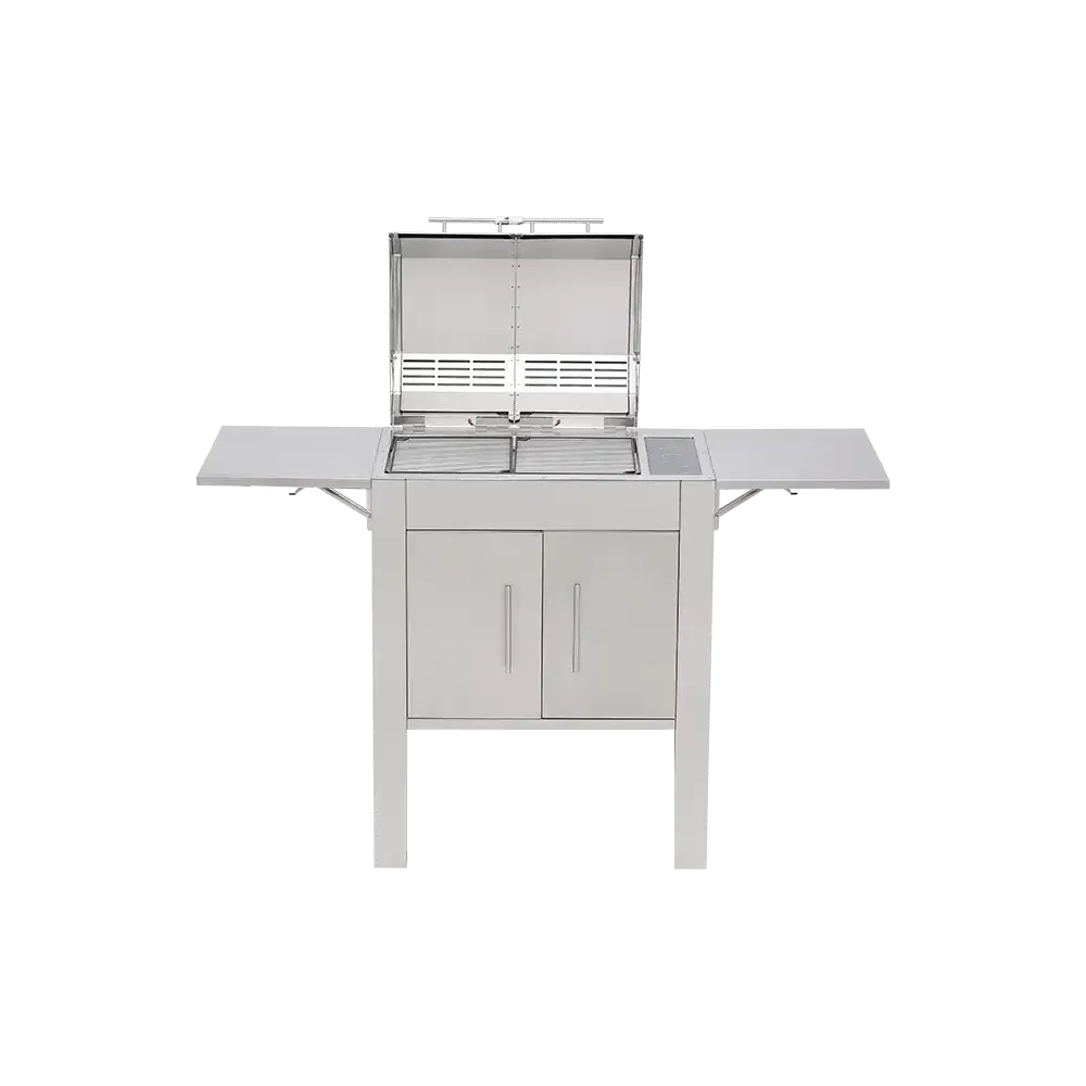 Kenyon Texan 60" 2-Burner Freestanding Split-Lid 240V Electric Grill With IntelliKEN Touch Control