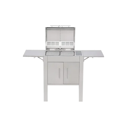 Kenyon Texan 60" 2-Burner Freestanding Split-Lid 240V Electric Grill With IntelliKEN Touch Control