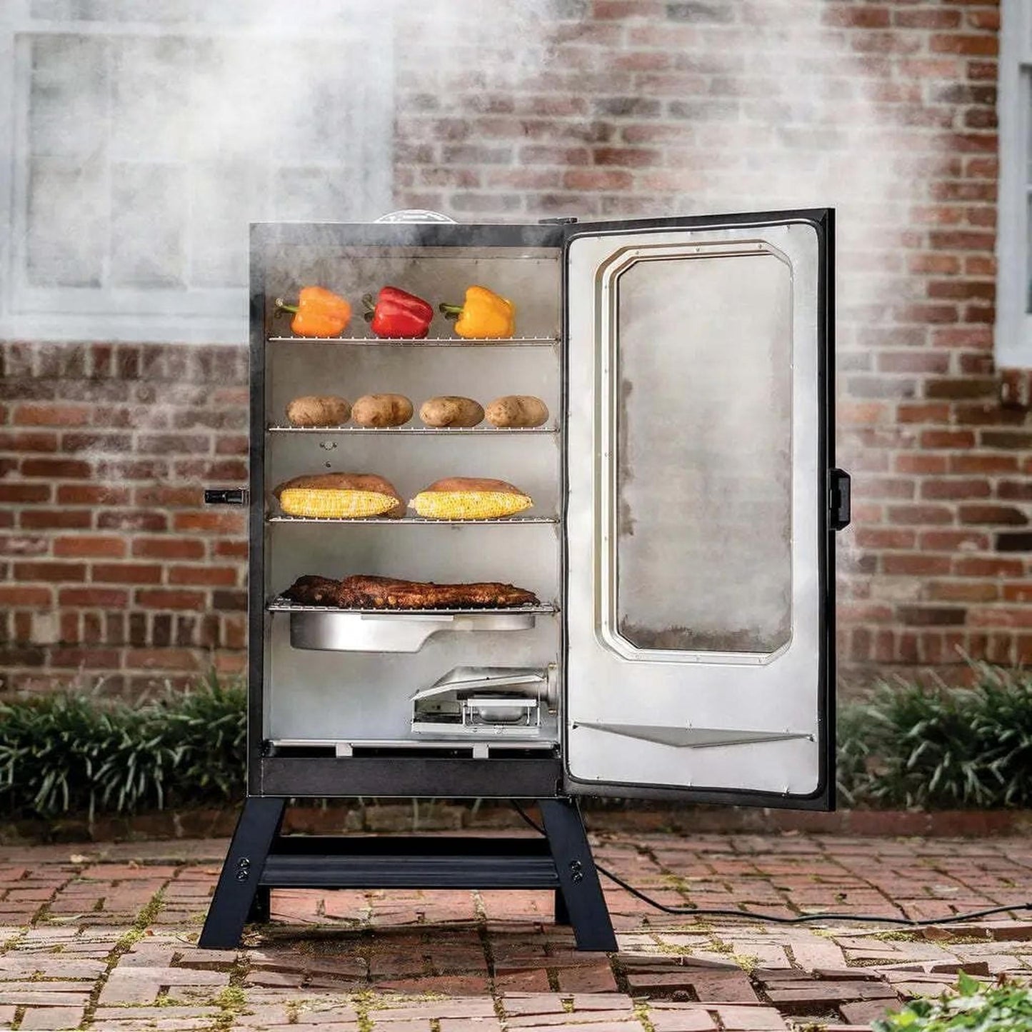 Masterbuilt 40" Digital Electric Smoker with Window and Legs