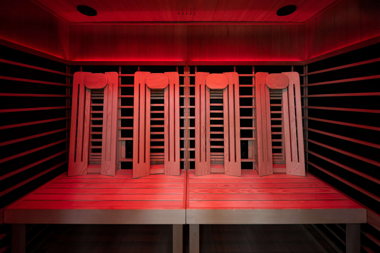 Sun Home Eclipse™ 4-Person Red Light & Infrared Sauna