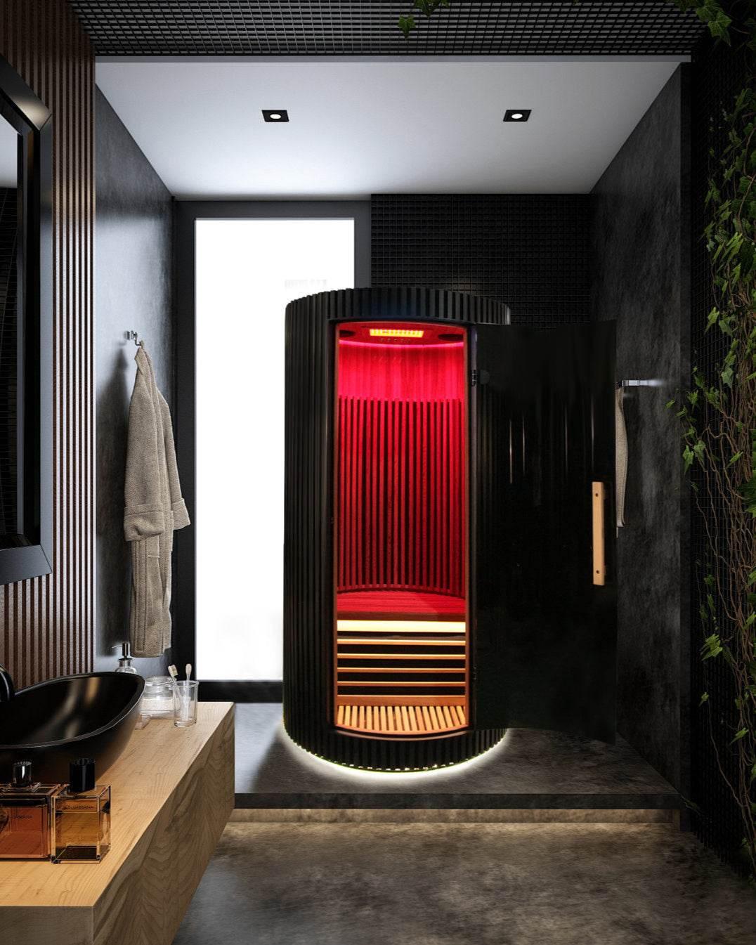 Sun Home Pod™ 1-Person Red Light & Infrared Sauna