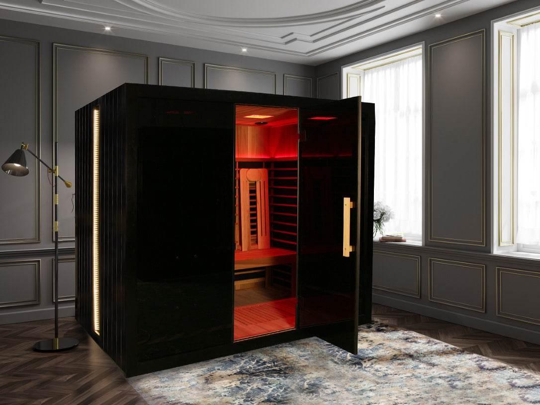 Sun Home Eclipse™ 4-Person Red Light & Infrared Sauna