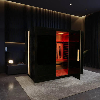 Sun Home Eclipse™ 4-Person Red Light & Infrared Sauna