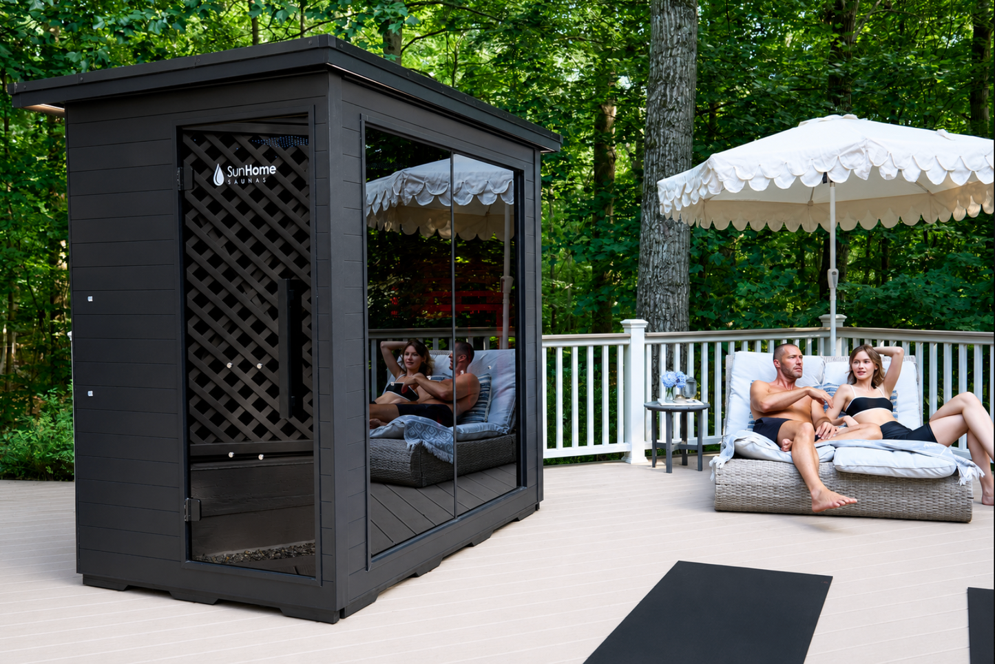 Sun Home Luminar™ Outdoor 5-Person Full Spectrum Infrared Sauna