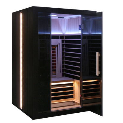 Sun Home Eclipse™ 2-Person Red Light & Infrared Sauna