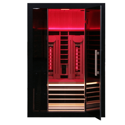 Sun Home Eclipse™ 2-Person Red Light & Infrared Sauna