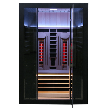 Sun Home Eclipse™ 2-Person Red Light & Infrared Sauna