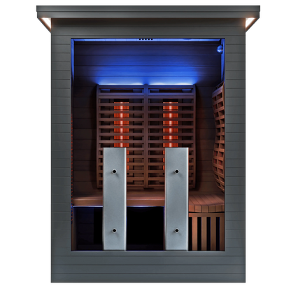 Sun Home Luminar™ Outdoor 2-Person Full Spectrum Infrared Sauna