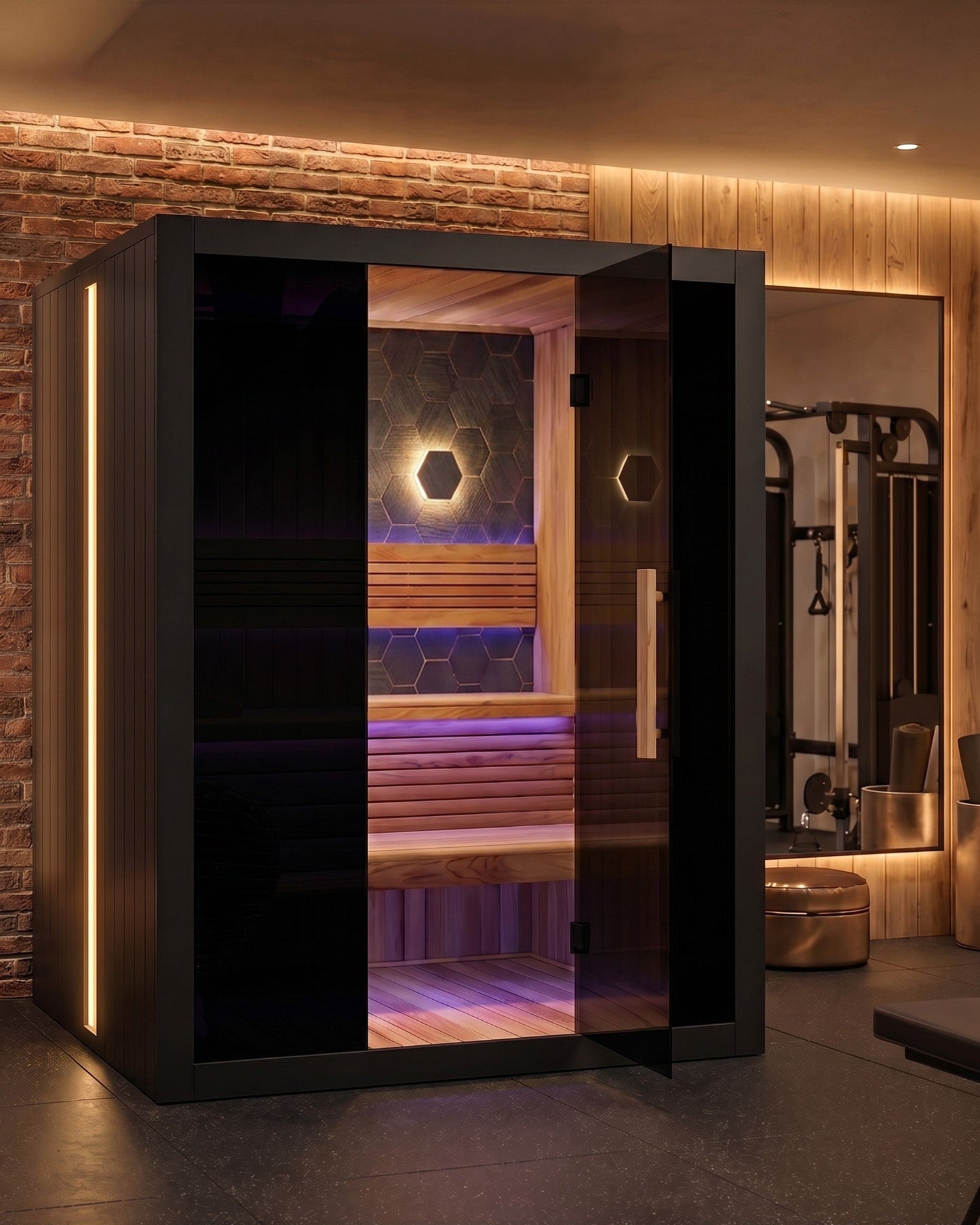 Sun Home Nova Indoor 3-Person Traditional Sauna