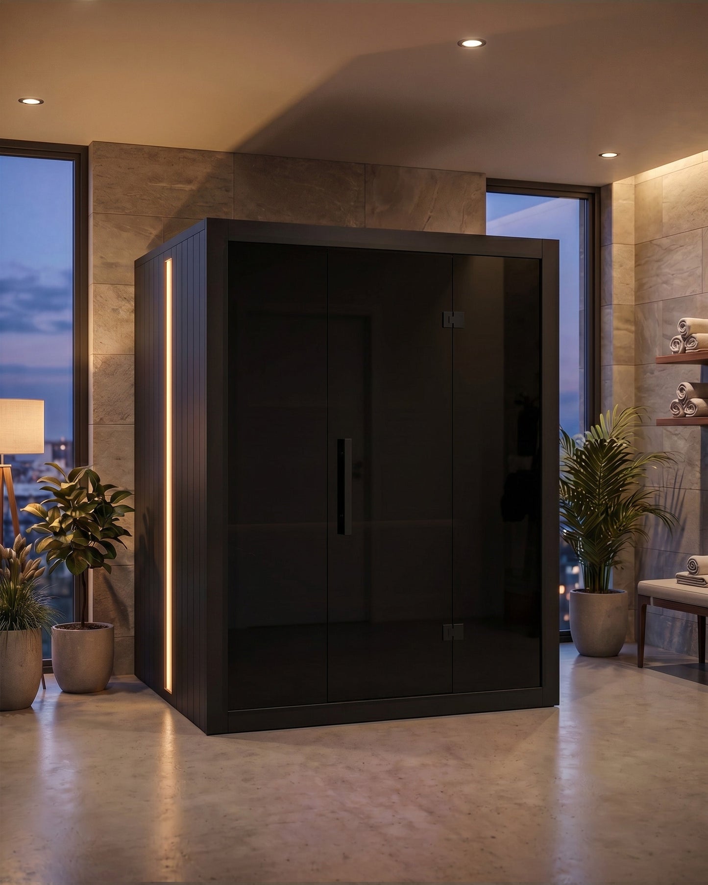 Sun Home Nova Indoor 3-Person Traditional Sauna