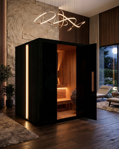 Sun Home Nova Indoor 3-Person Traditional Sauna