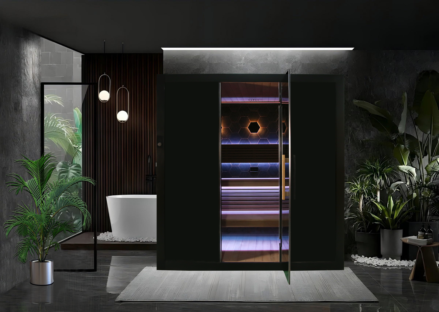 Sun Home Nova Indoor 6-Person Traditional Sauna
