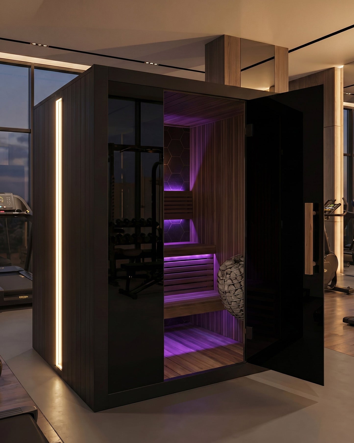 Sun Home Nova Indoor 6-Person Traditional Sauna