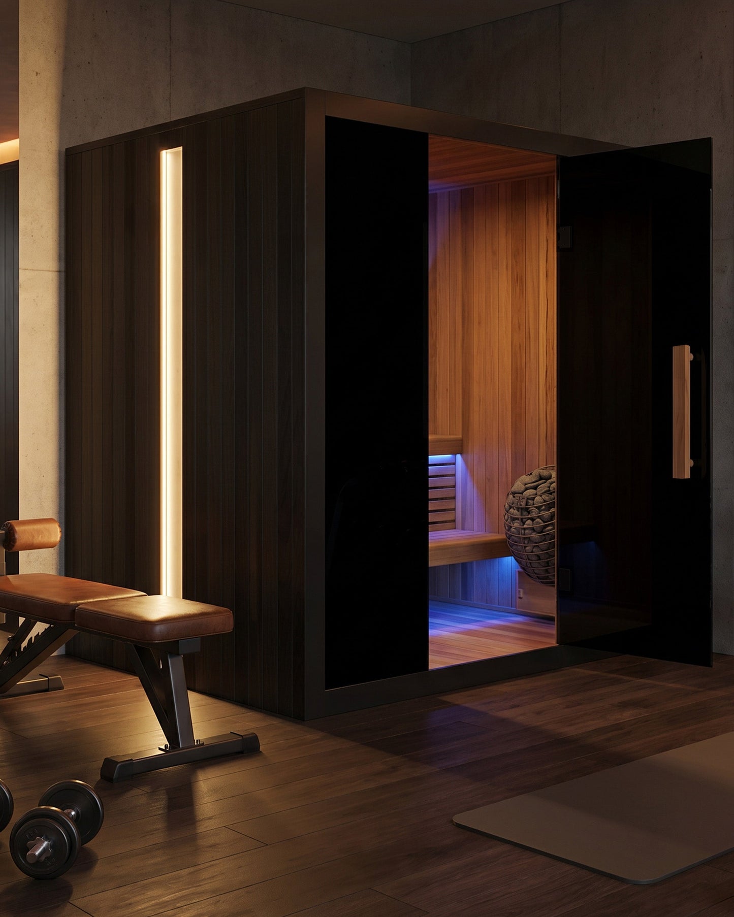 Sun Home Nova Indoor 6-Person Traditional Sauna