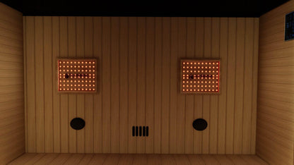 Sun Home Eclipse™ 4-Person Red Light & Infrared Sauna