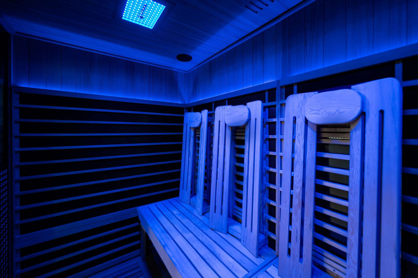 Sun Home Eclipse™ 4-Person Red Light & Infrared Sauna