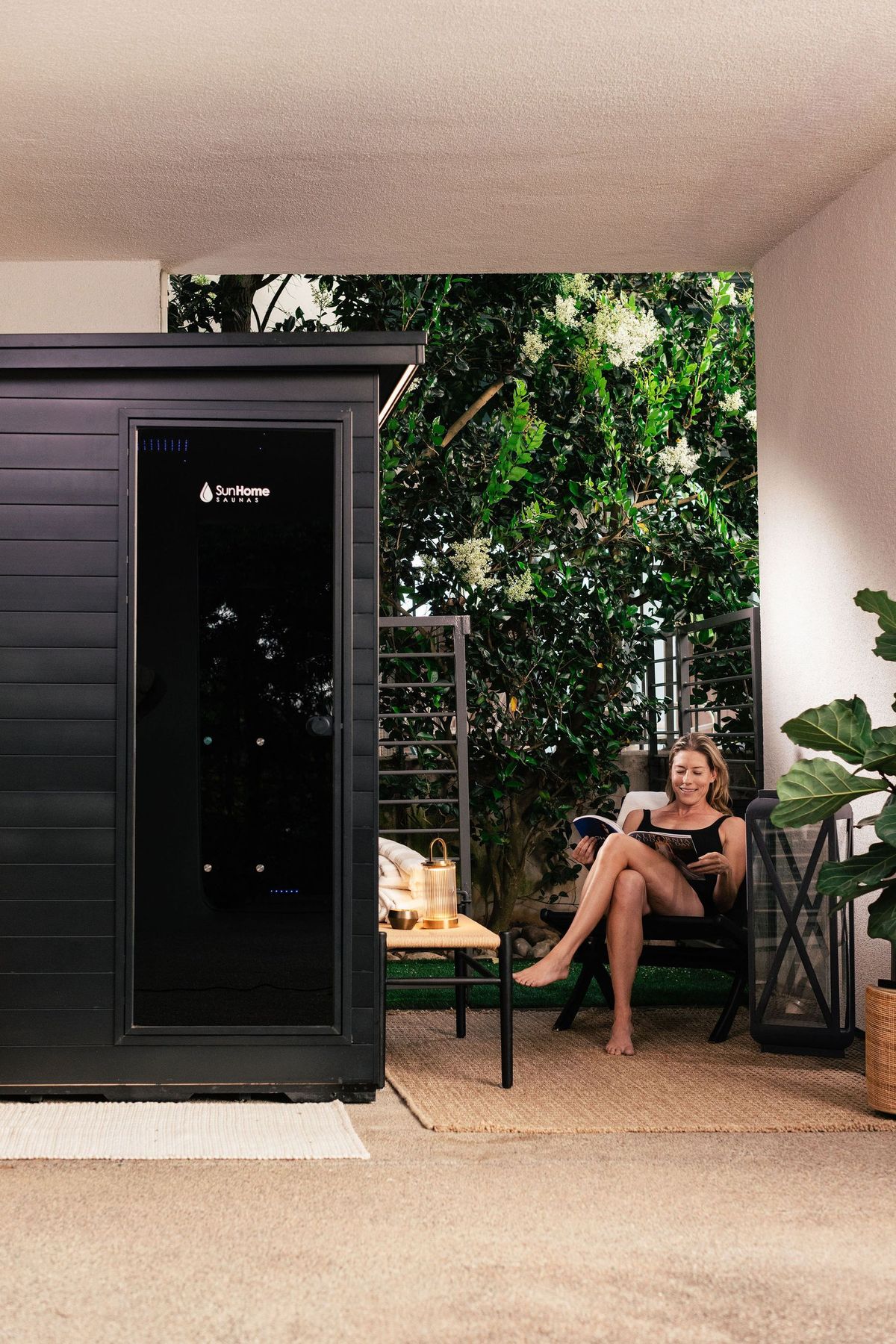 Sun Home Luminar™ Outdoor 2-Person Full Spectrum Infrared Sauna