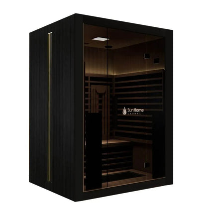 Sun Home Eclipse™ 2-Person Red Light & Infrared Sauna