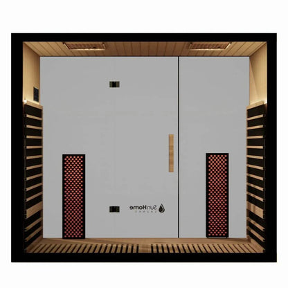 Sun Home Eclipse™ 4-Person Red Light & Infrared Sauna