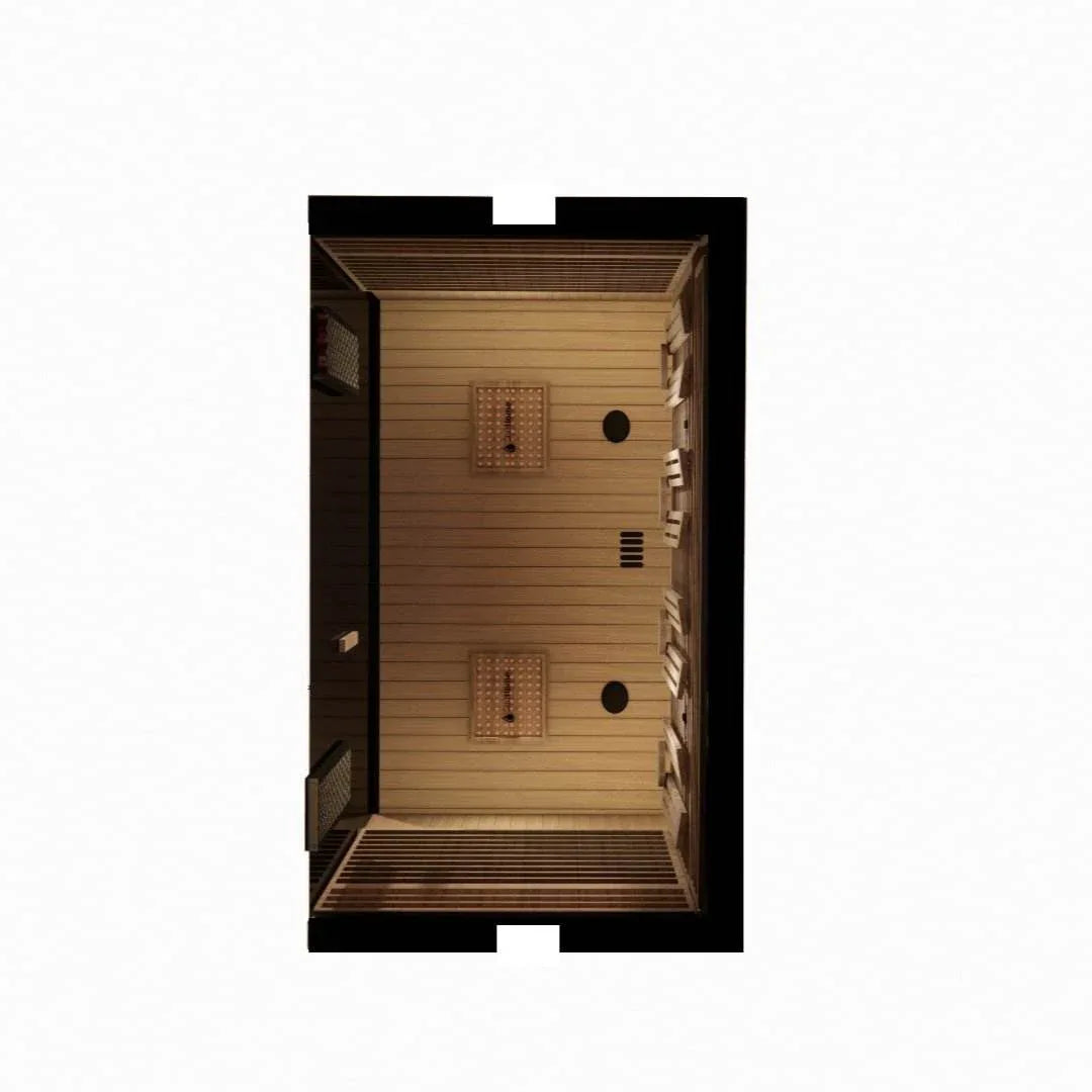Sun Home Eclipse™ 4-Person Red Light & Infrared Sauna